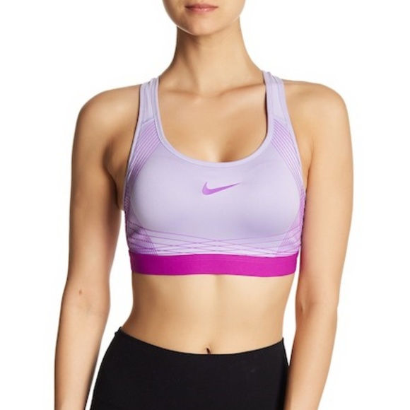 nike pro hyper classic padded sports bra